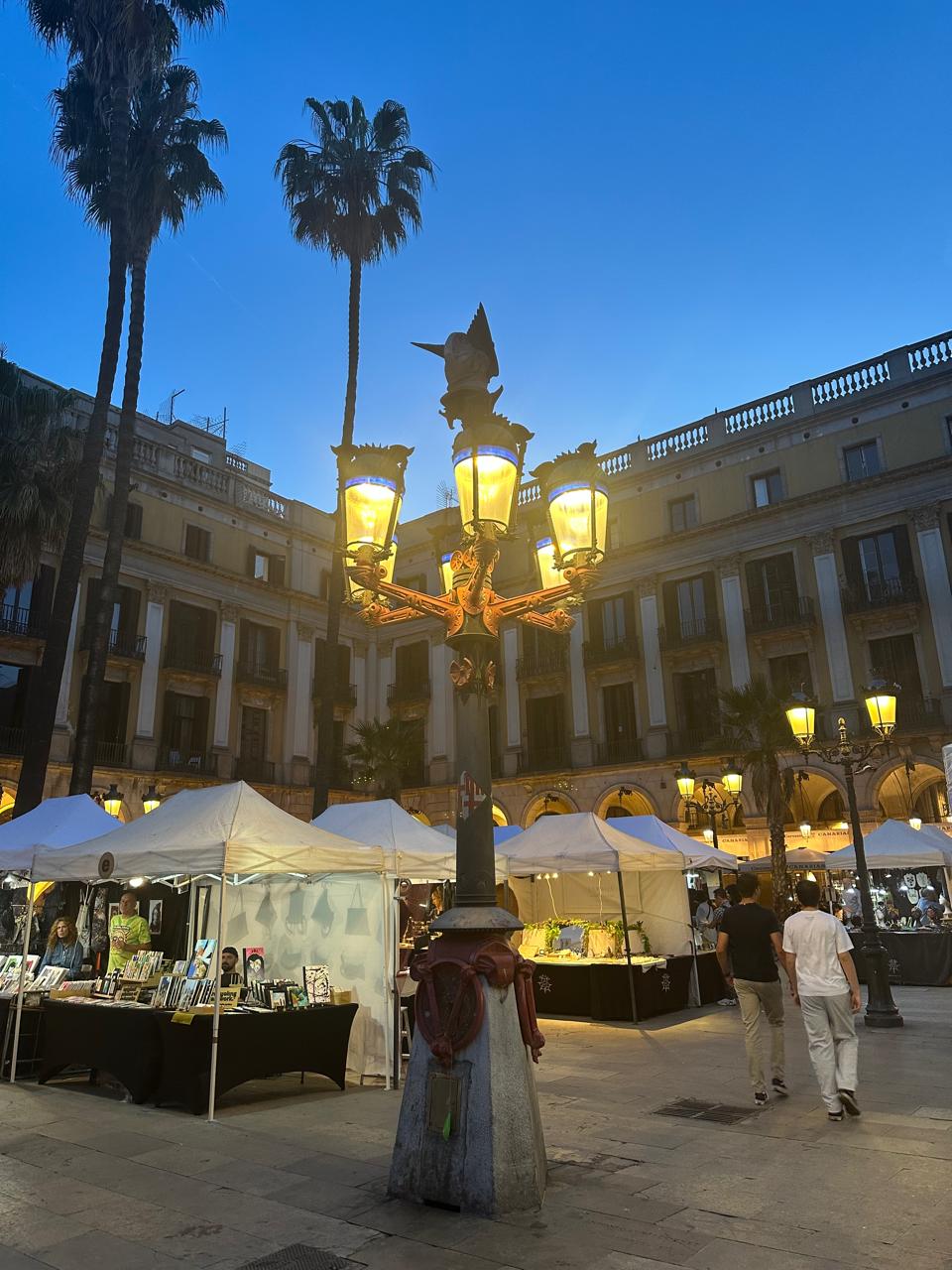 Barcelona (2) a plate of food on a table