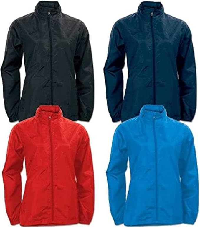 Chubasquero de Mujer Impermeable con Capucha 6XS 3XL Cortavientos con Bolsillos Laterales y Punos Elasticos