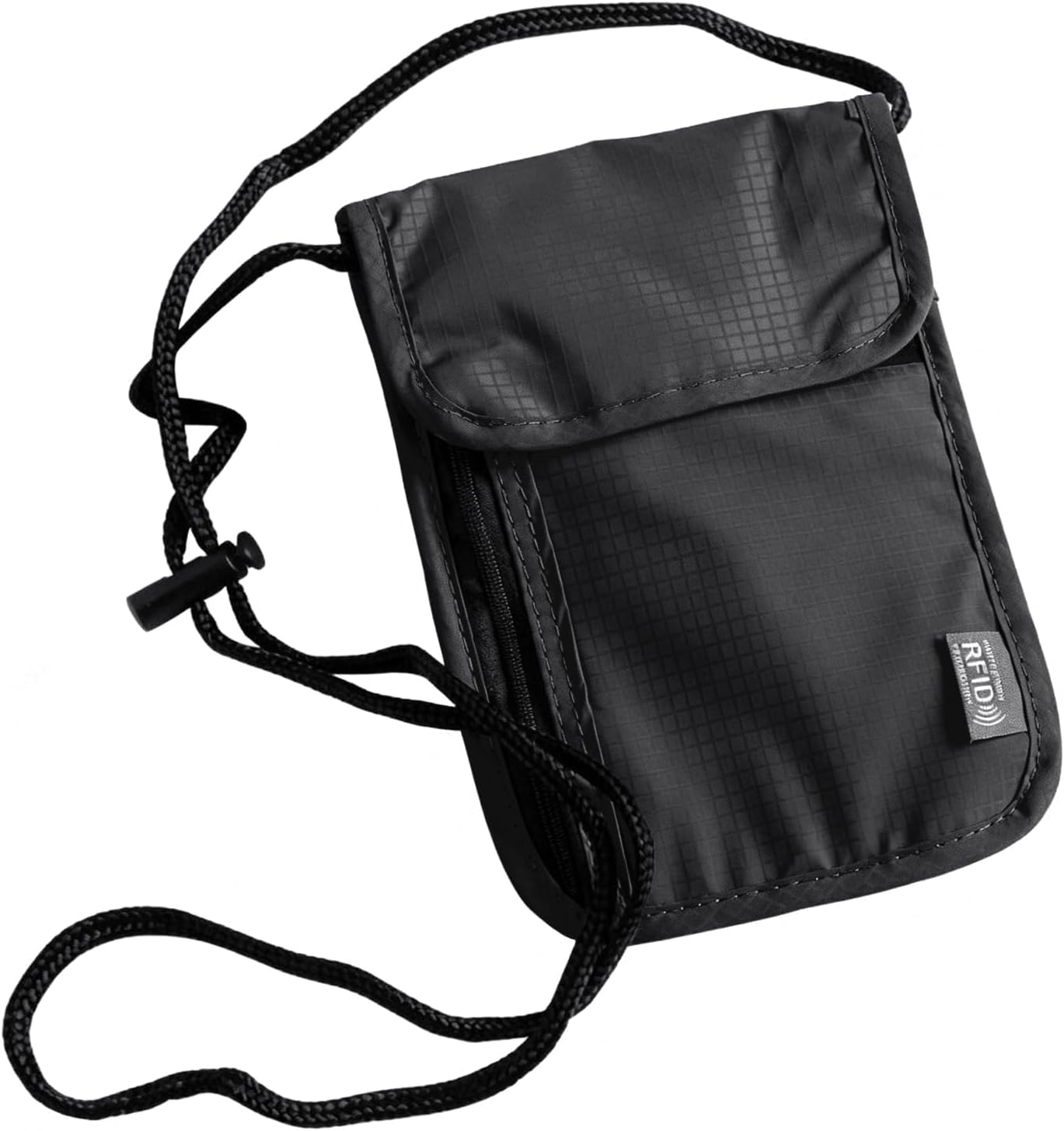 Portadocumentos Viaje Funda Colgante para Pasaporte con Bloqueo RFID Impermeable Cartera de Cuello Pasaporte para Documentos Efectivo